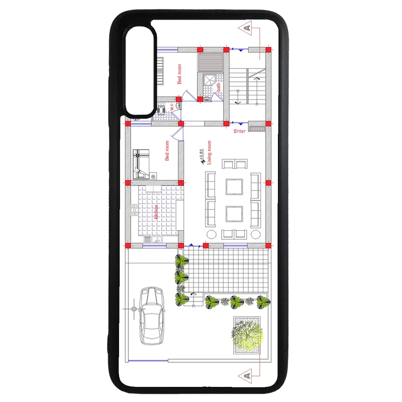 کاور طرح نقشه کد 11050646 مناسب برای گوشی موبایل سامسونگ galaxy a50s