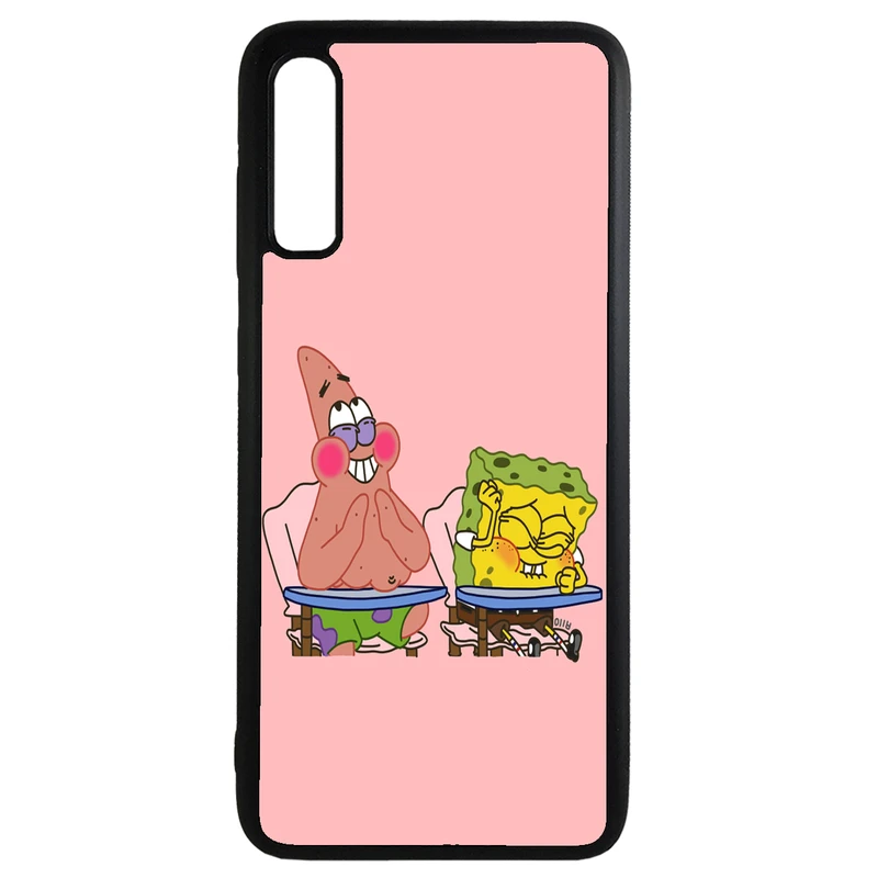 کاور طرح باب اسفنجی و پاتریک کد 11050646 مناسب برای گوشی موبایل سامسونگ galaxy a30s