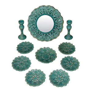 مجموعه ظروف هفت سین 10 پارچه کد01