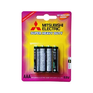 باتری نیم قلمی میتسوبیشی الکتریک مدل Super Heavy Duty بسته 4 عددی