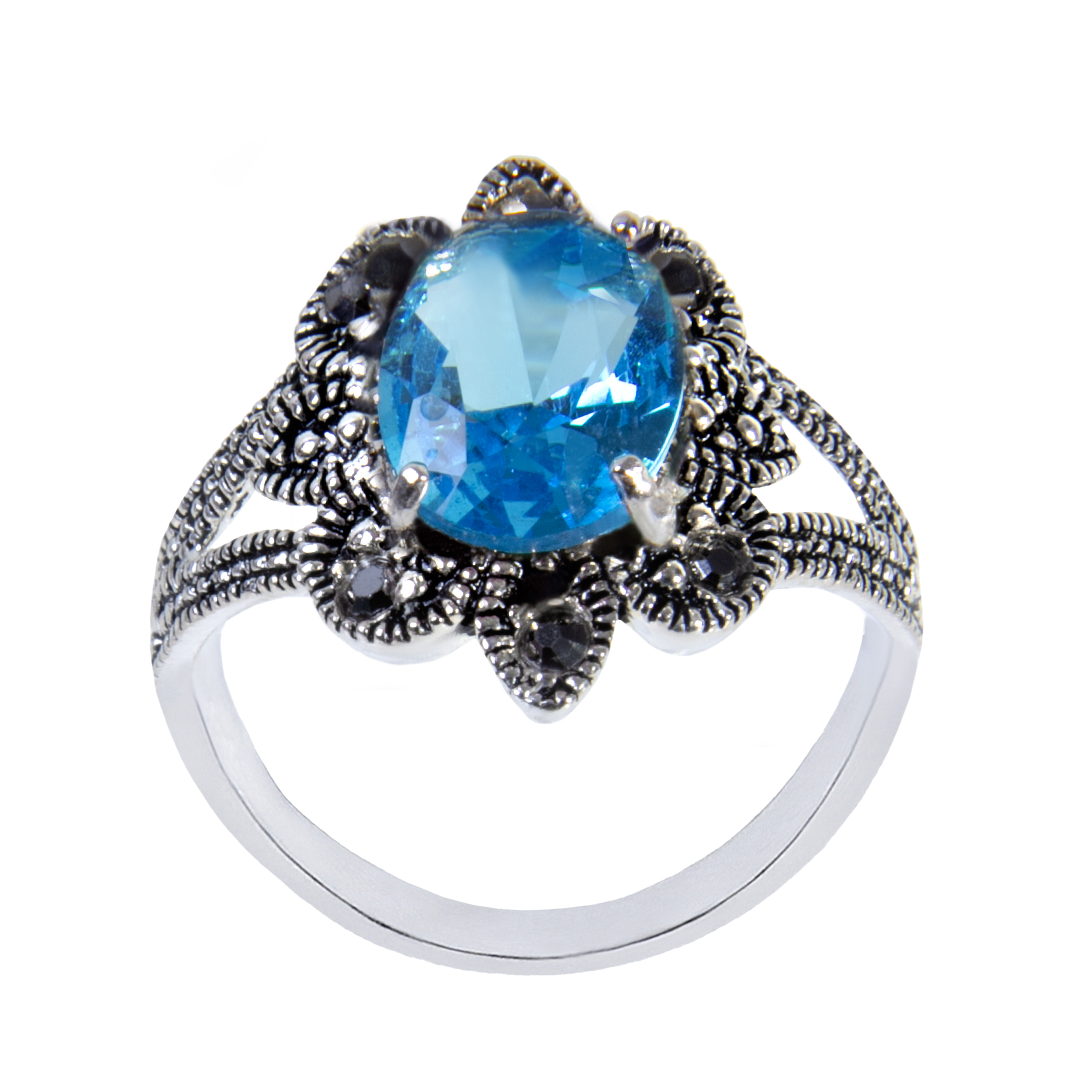  انگشتر نقره زنانه بازرگاني ميلادي  کد AW_140