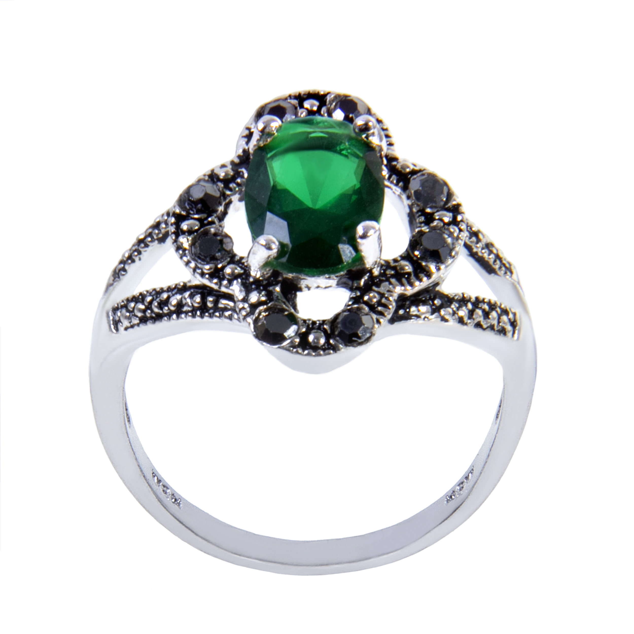 انگشتر نقره زنانه بازرگاني ميلادي  کد AW_141