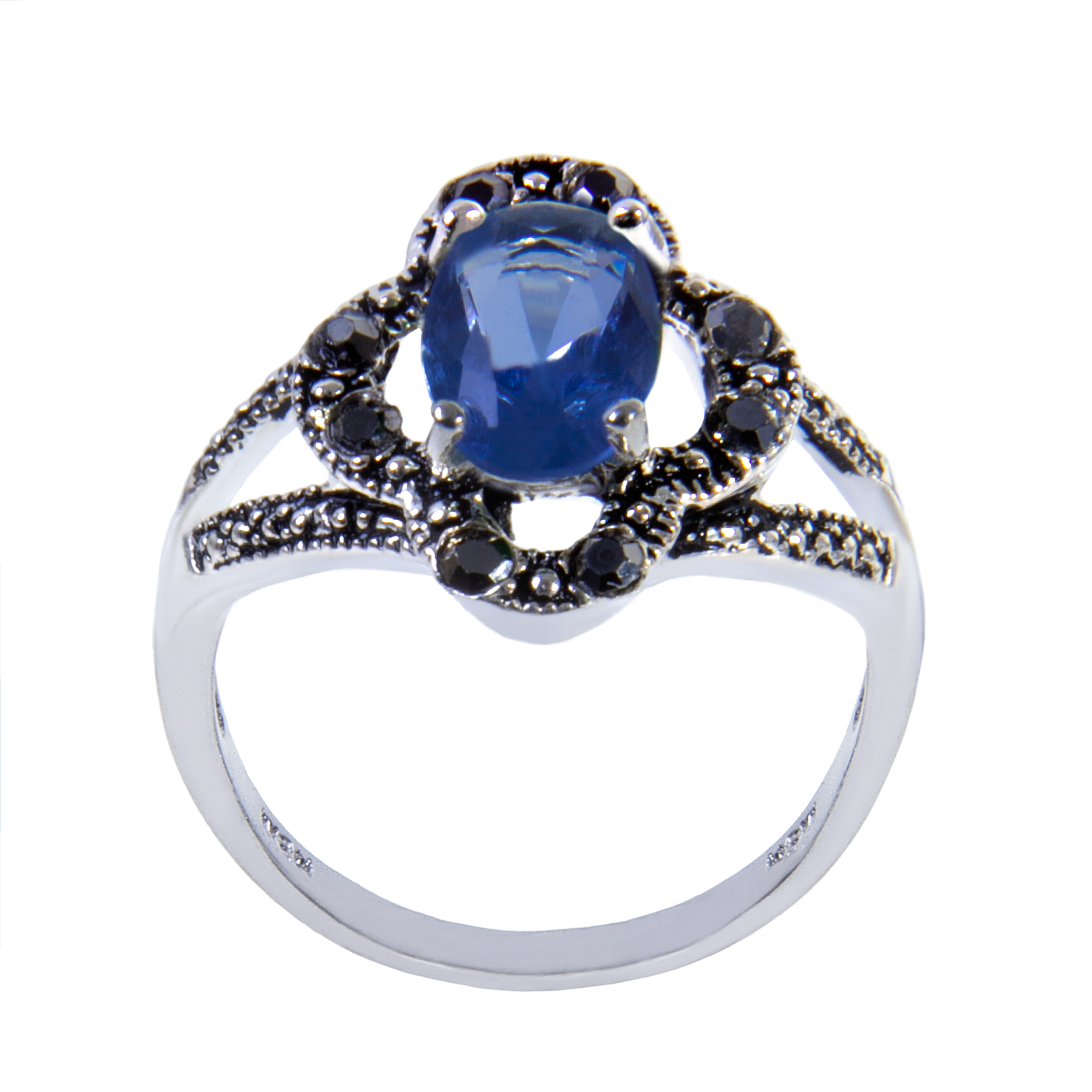  انگشتر نقره زنانه بازرگاني ميلادي  کد AW_143