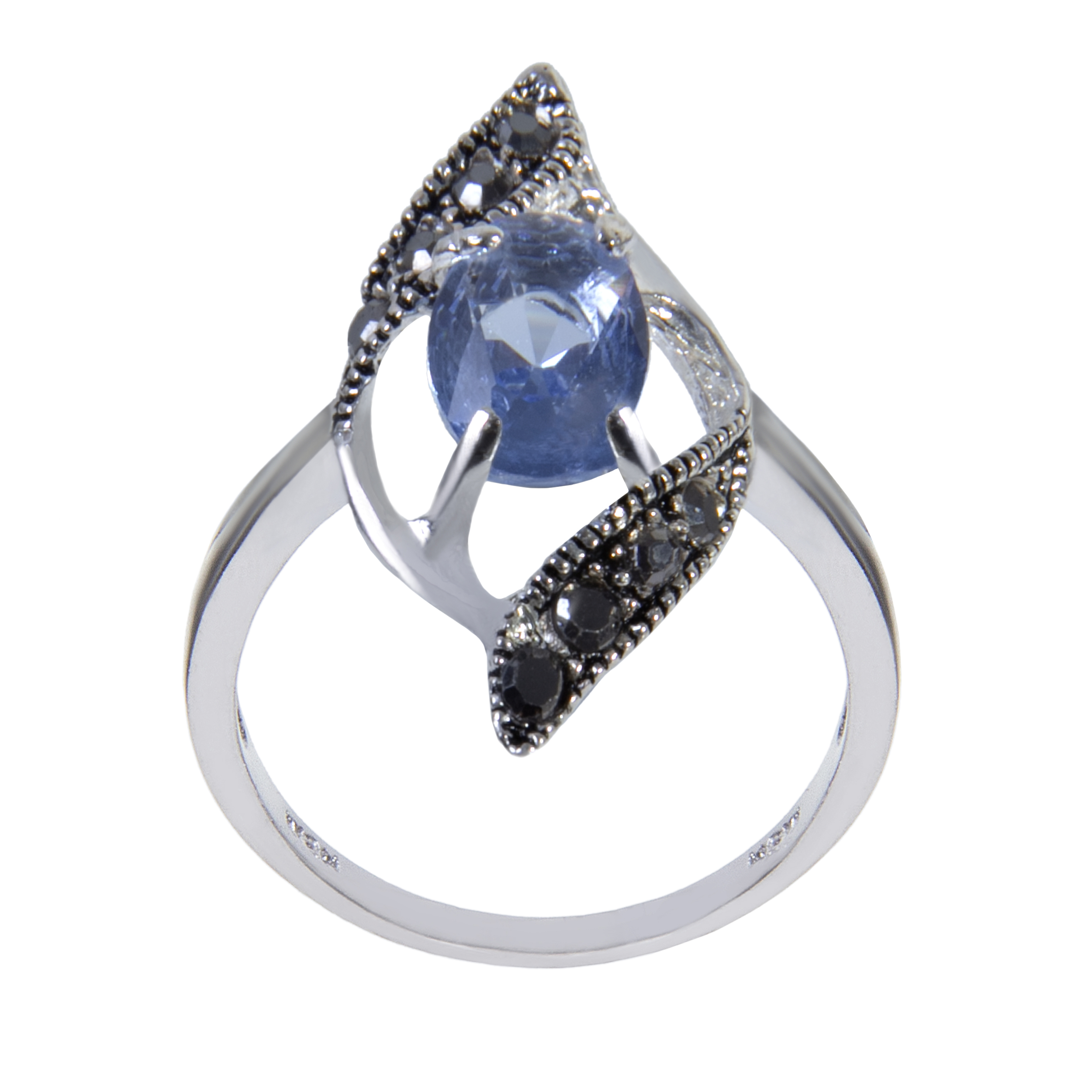 انگشتر نقره زنانه بازرگاني ميلادي  کد AW_146