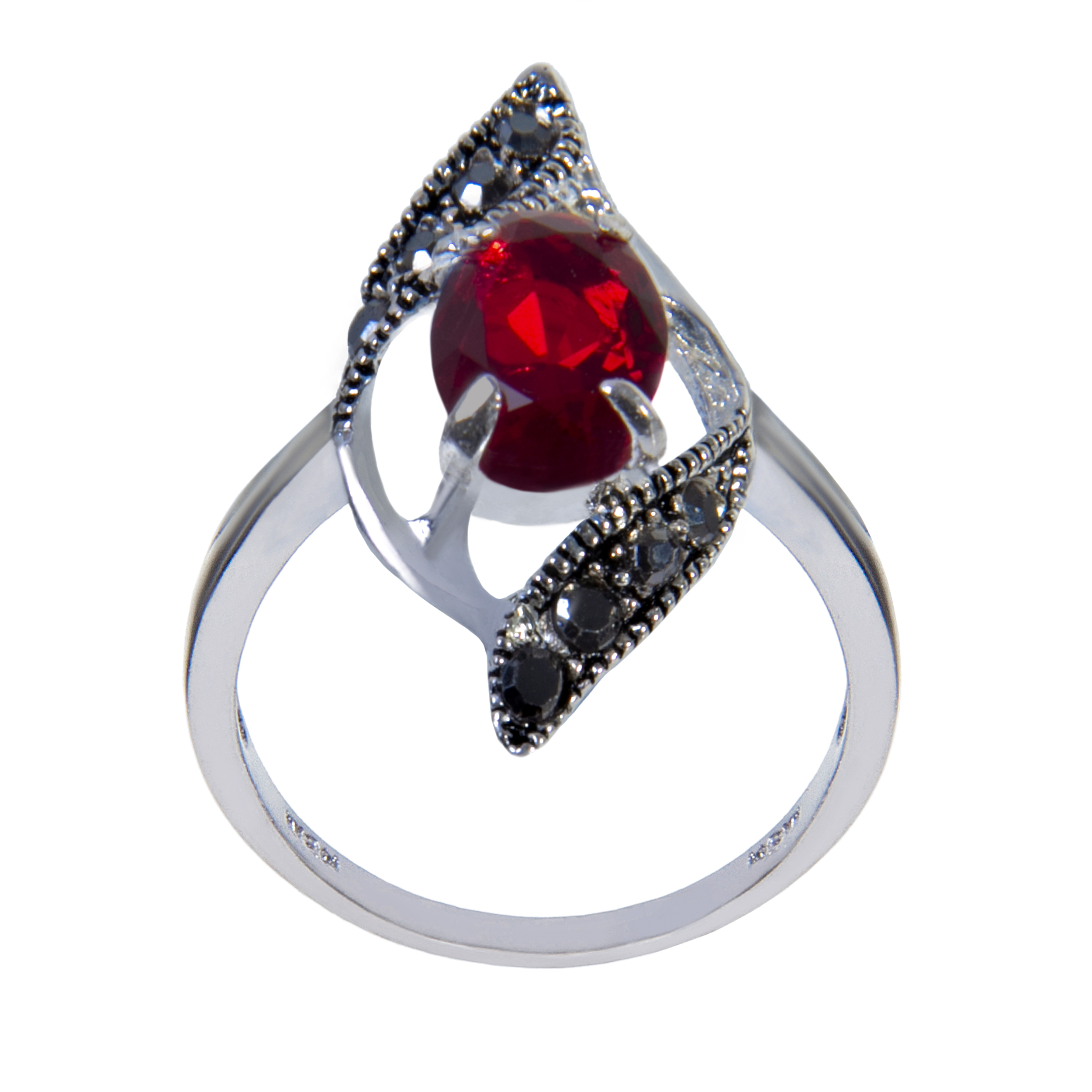 انگشتر نقره زنانه بازرگاني ميلادي  کد AW_148