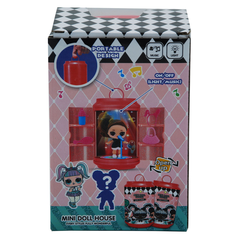 اسباب بازی شانسی مدل MINI Doll House کد B10088