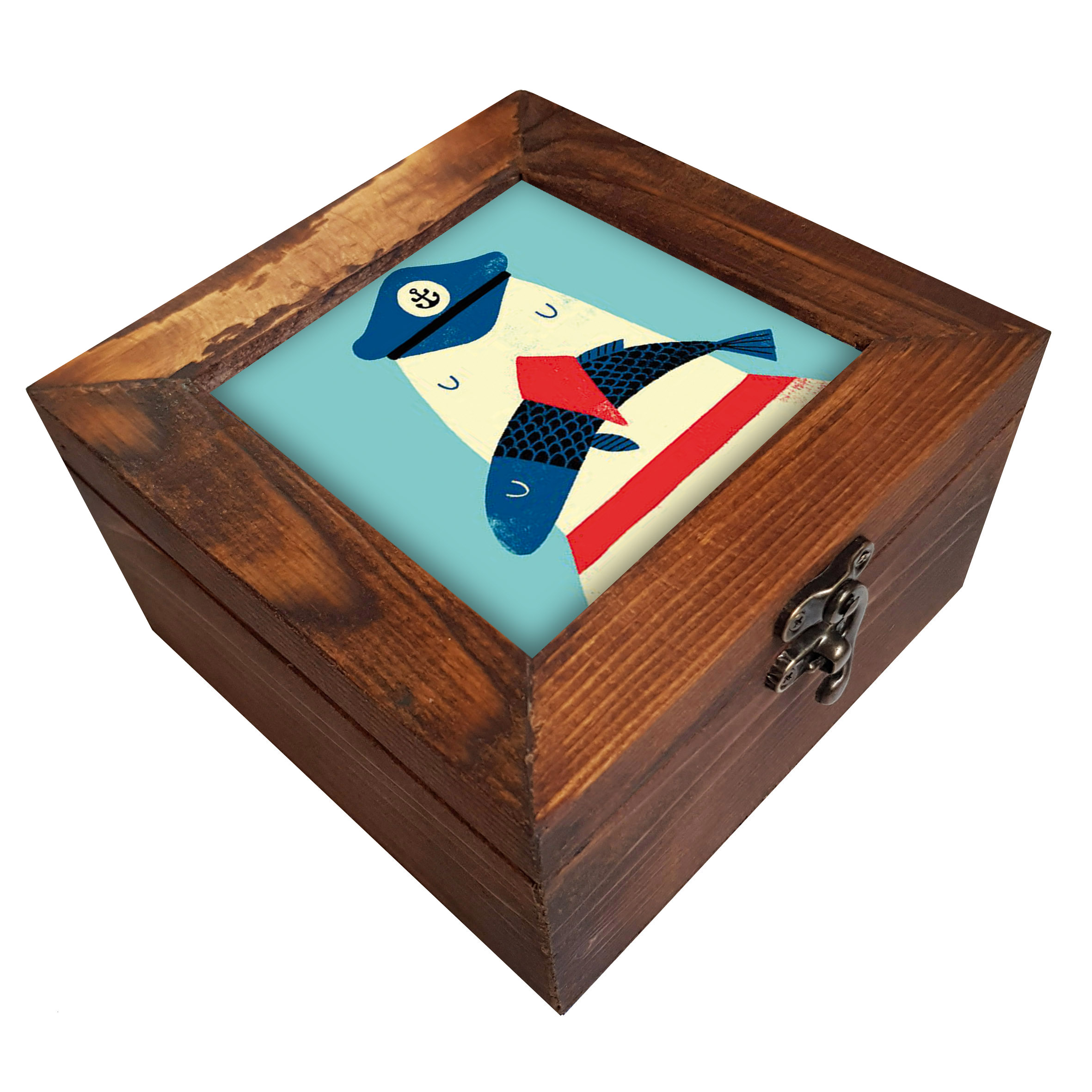   جعبه هدیه چوبی کد A44