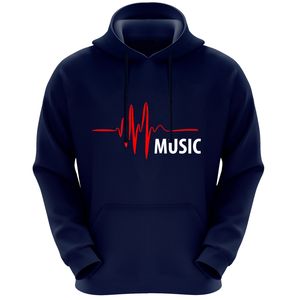 هودی مردانه طرح music کد FG507