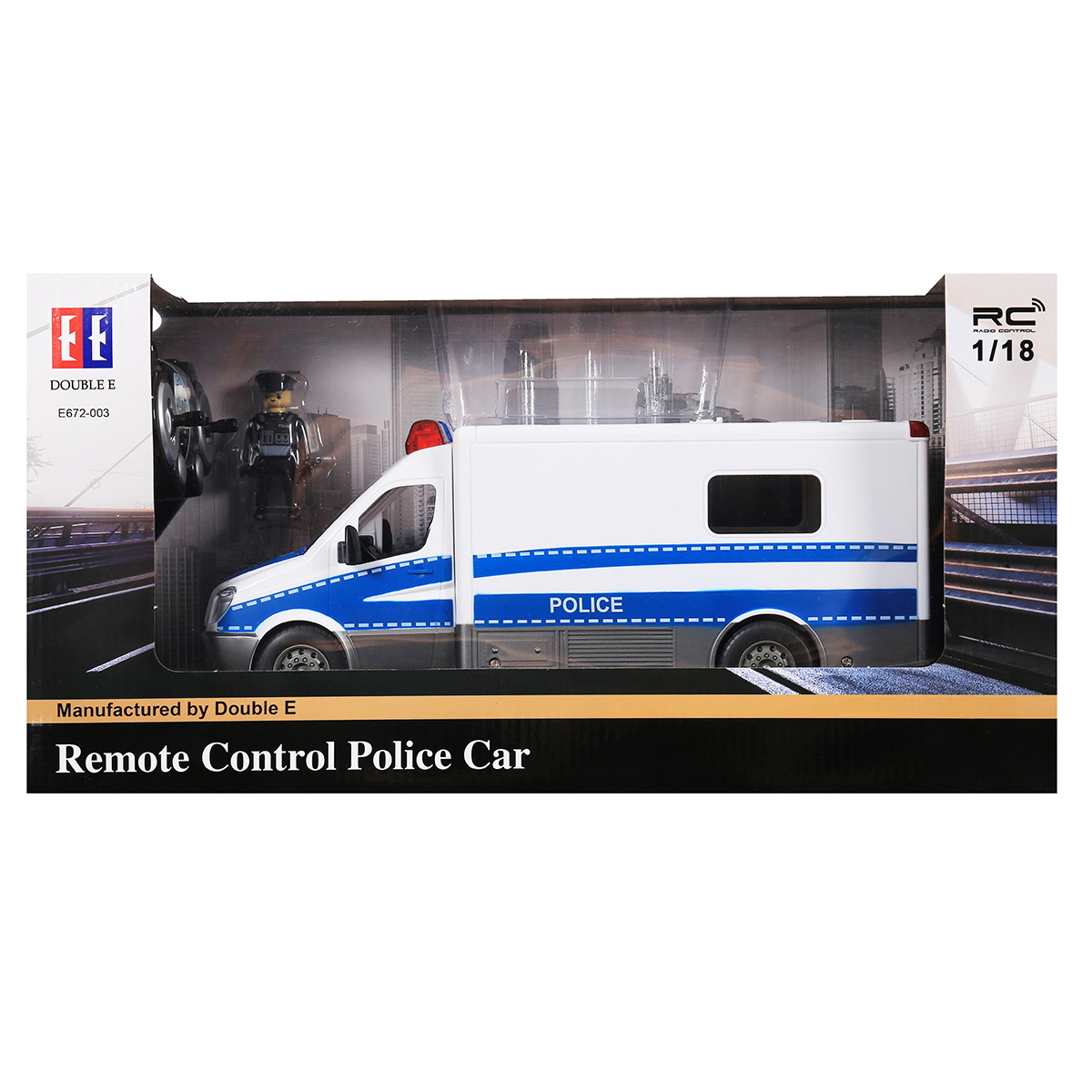 ماشین بازی کنترلی دابل ای مدل Mercedes Benz Sprinter Police Car