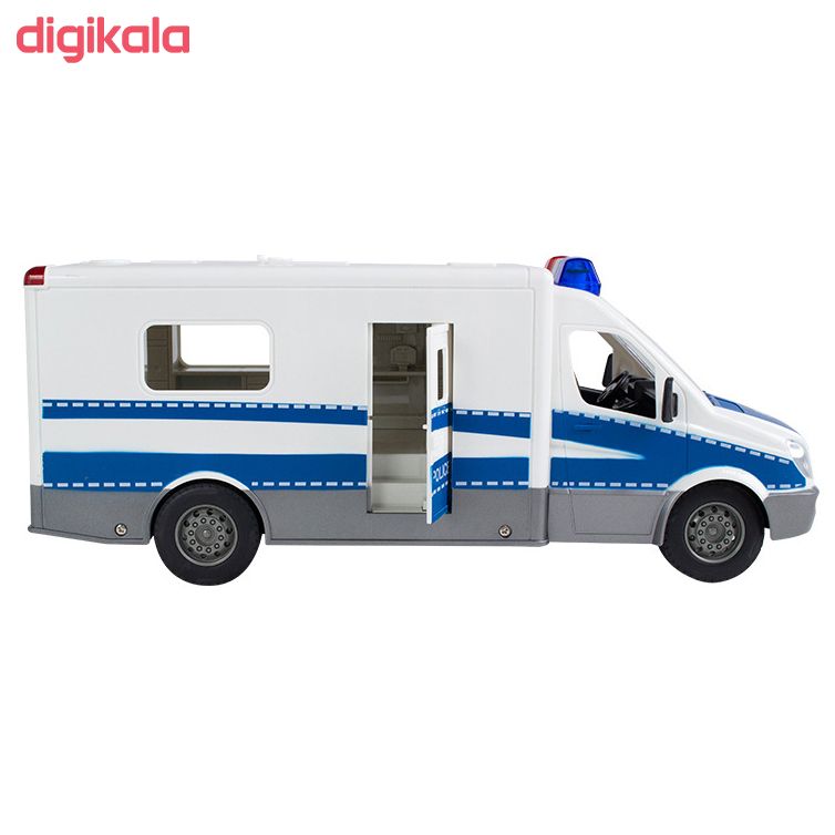 ماشین بازی کنترلی دابل ای مدل Mercedes Benz Sprinter Police Car