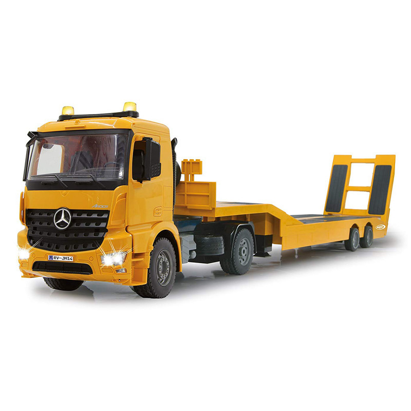 ماشین بازی کنترلی دبل ای مدل Mercedes Benz Arocs Flat Bed Trailer