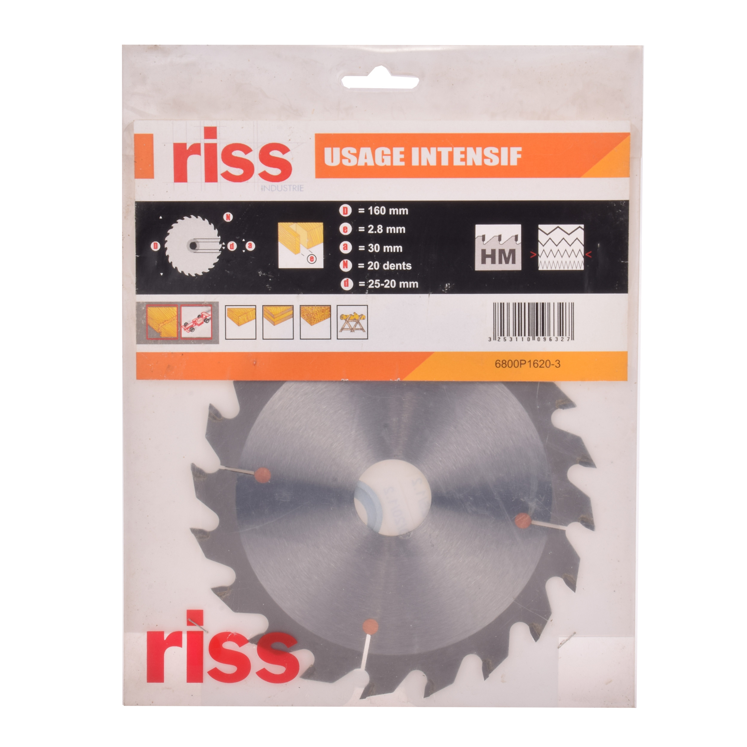 تیغه اره دیسکی ریس مدل 6800P1620-3