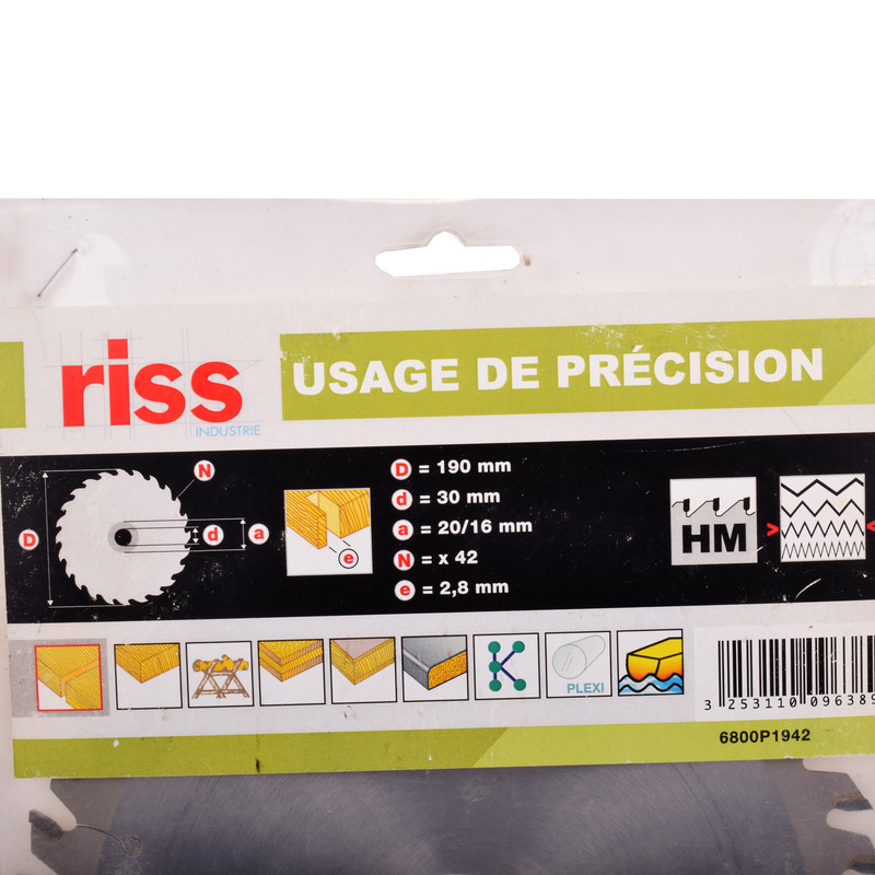 تیغه اره دیسکی ریس مدل 6800P1942 تیغه اره دیسکی ریس مدل 6800P1942