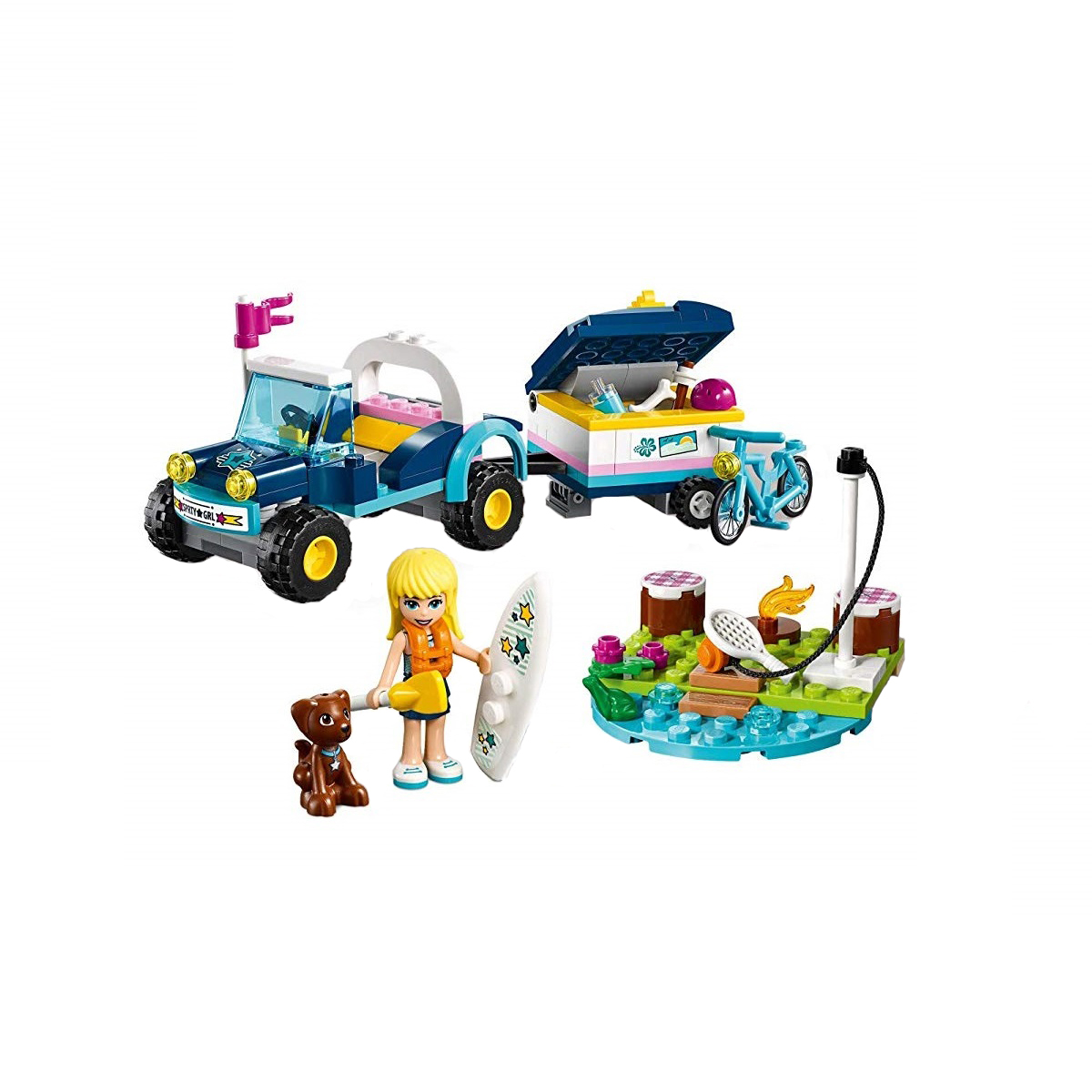 لگو سری Friends مدل 41364 Stephanie's Buggy Trailer