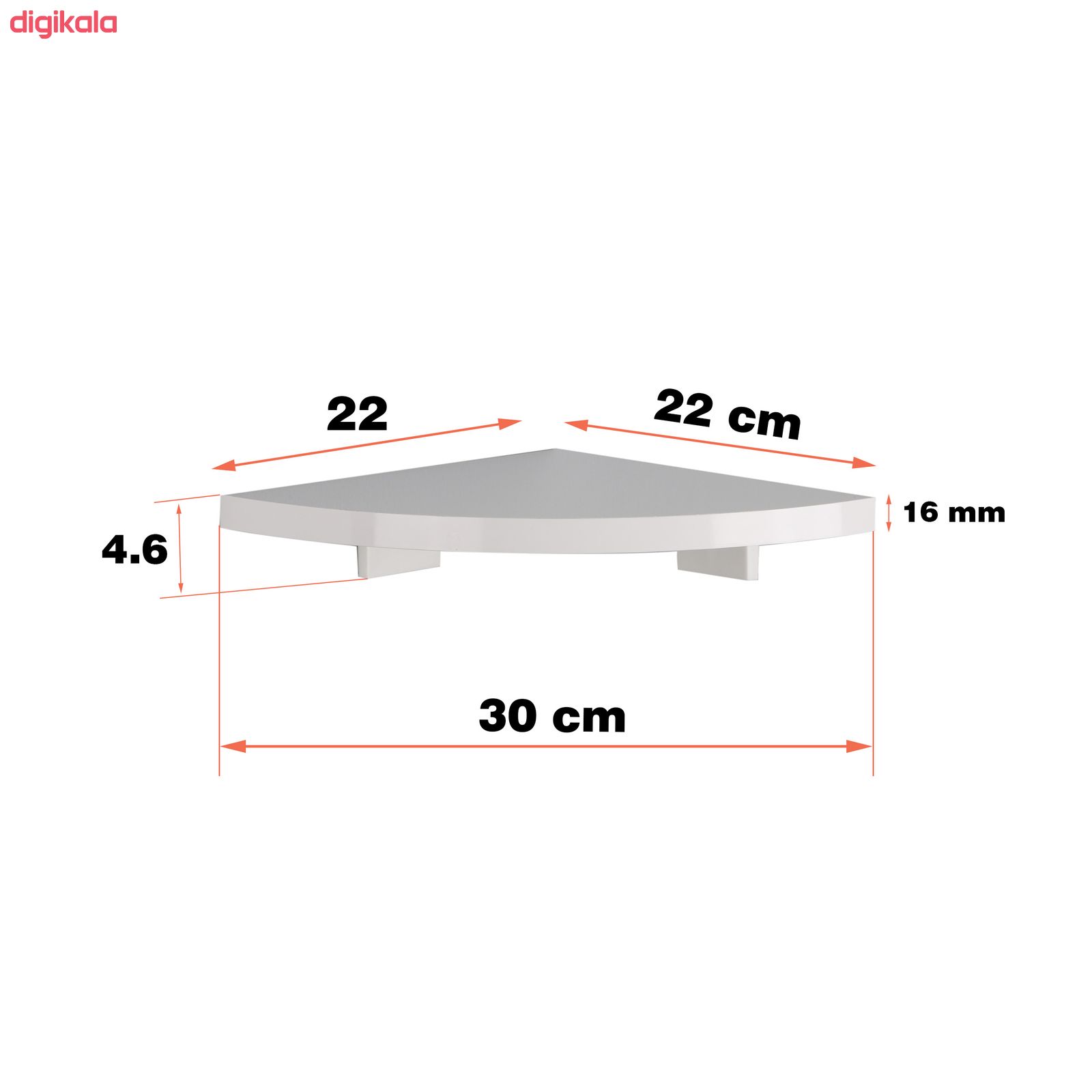 شلف دیواری دلفین مدل Q-22