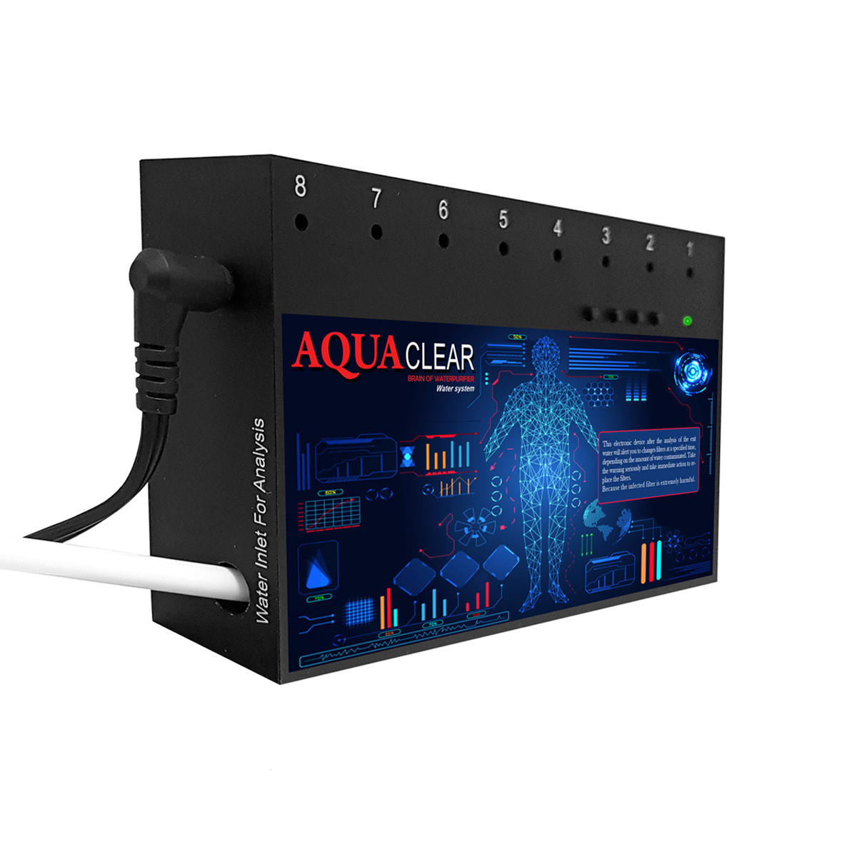 دستگاه تصفیه کننده آب آکوآکلیر مدل BLACK RADIX - A2100 دستگاه تصفیه کننده آب آکوآکلیر مدل BLACK RADIX - A2100