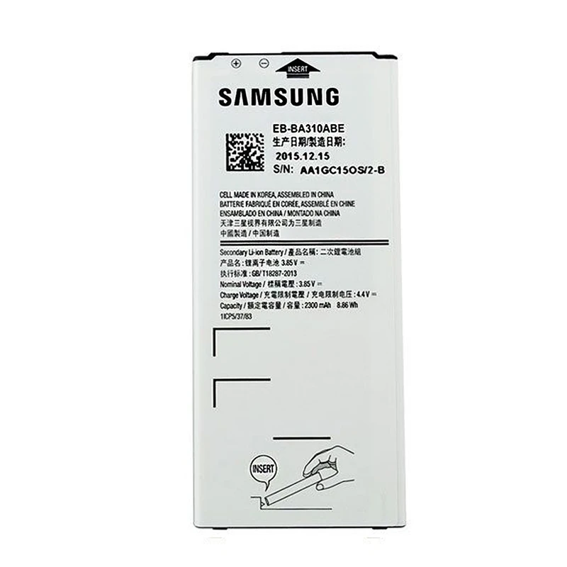 باتری موبایل مدل EB-BA310ABE ظرفیت 2300 میلی آمپر ساعت مناسب برای گوشی موبایل سامسونگ Galaxy A3 2016