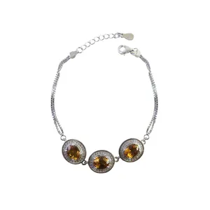 دستبند نقره زنانه کد 2239