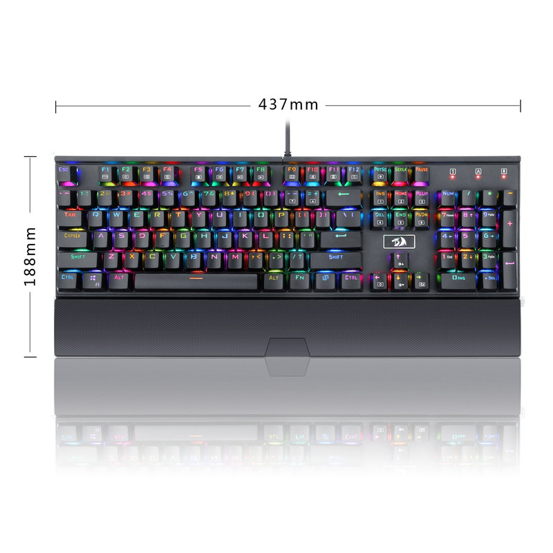 کیبورد مخصوص بازی ردراگون مدل K569 3