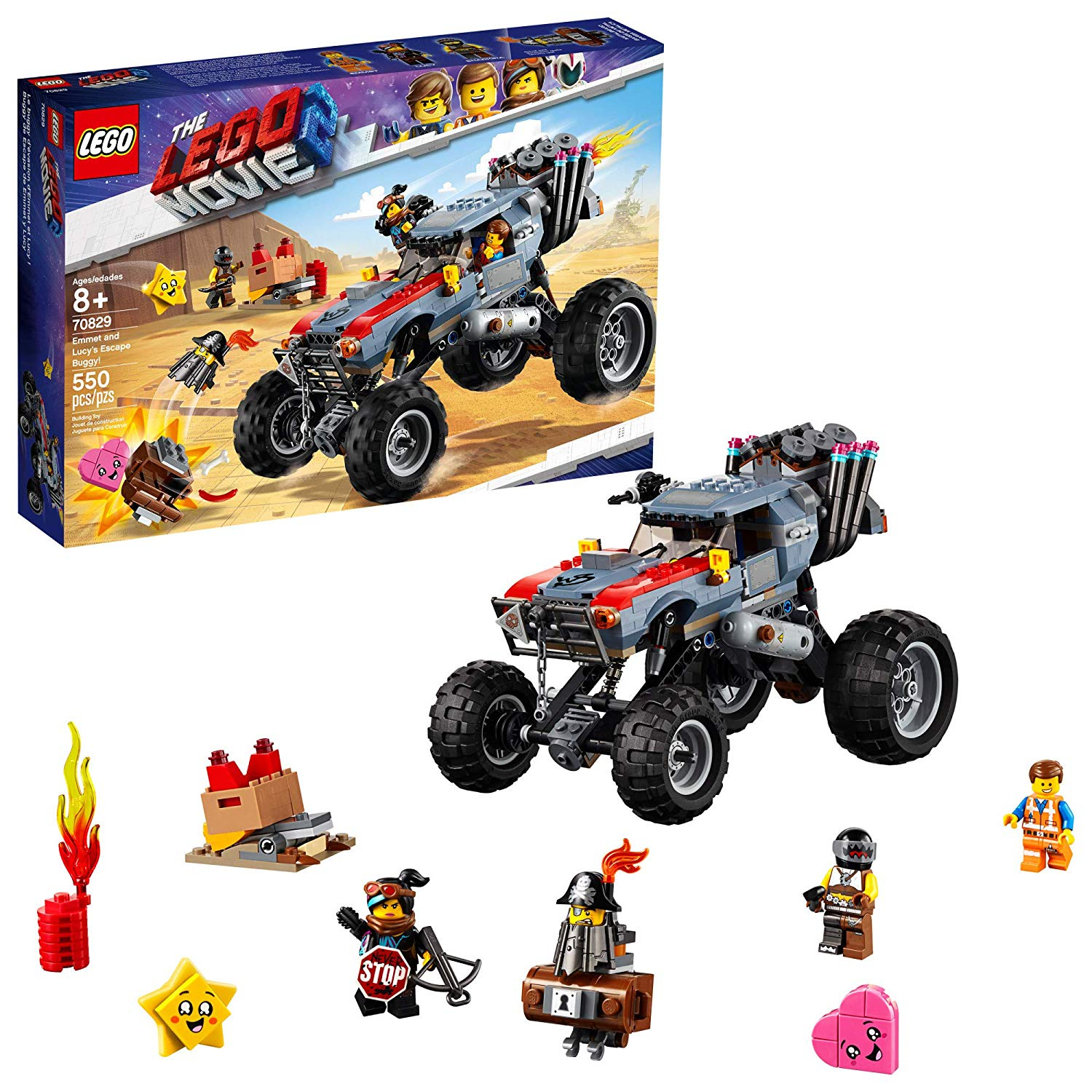 ساختنی لگو مدل 70829 Emmet and Lucy's Escape Buggy ساختنی لگو مدل 70829 Emmet and Lucy's Escape Buggy