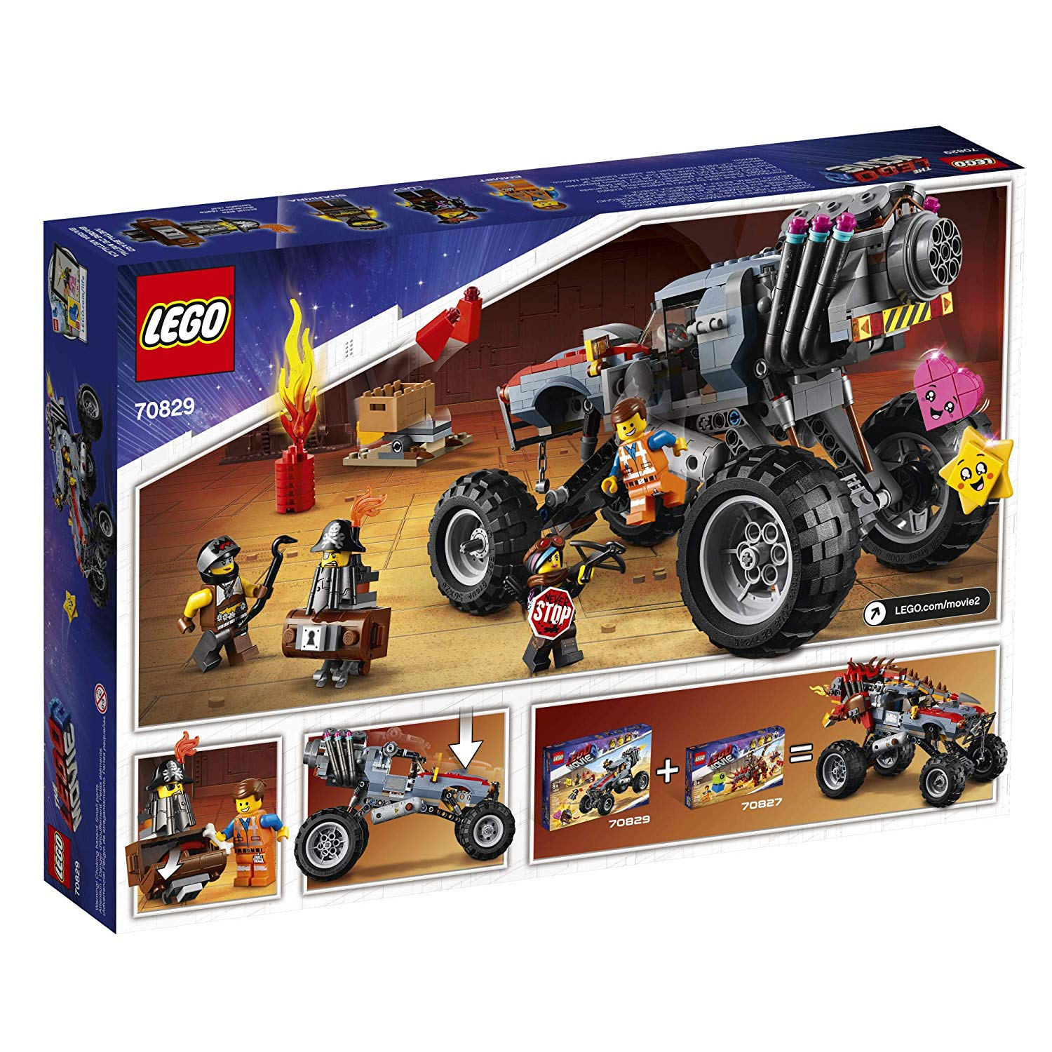 ساختنی لگو مدل 70829 Emmet and Lucy's Escape Buggy ساختنی لگو مدل 70829 Emmet and Lucy's Escape Buggy