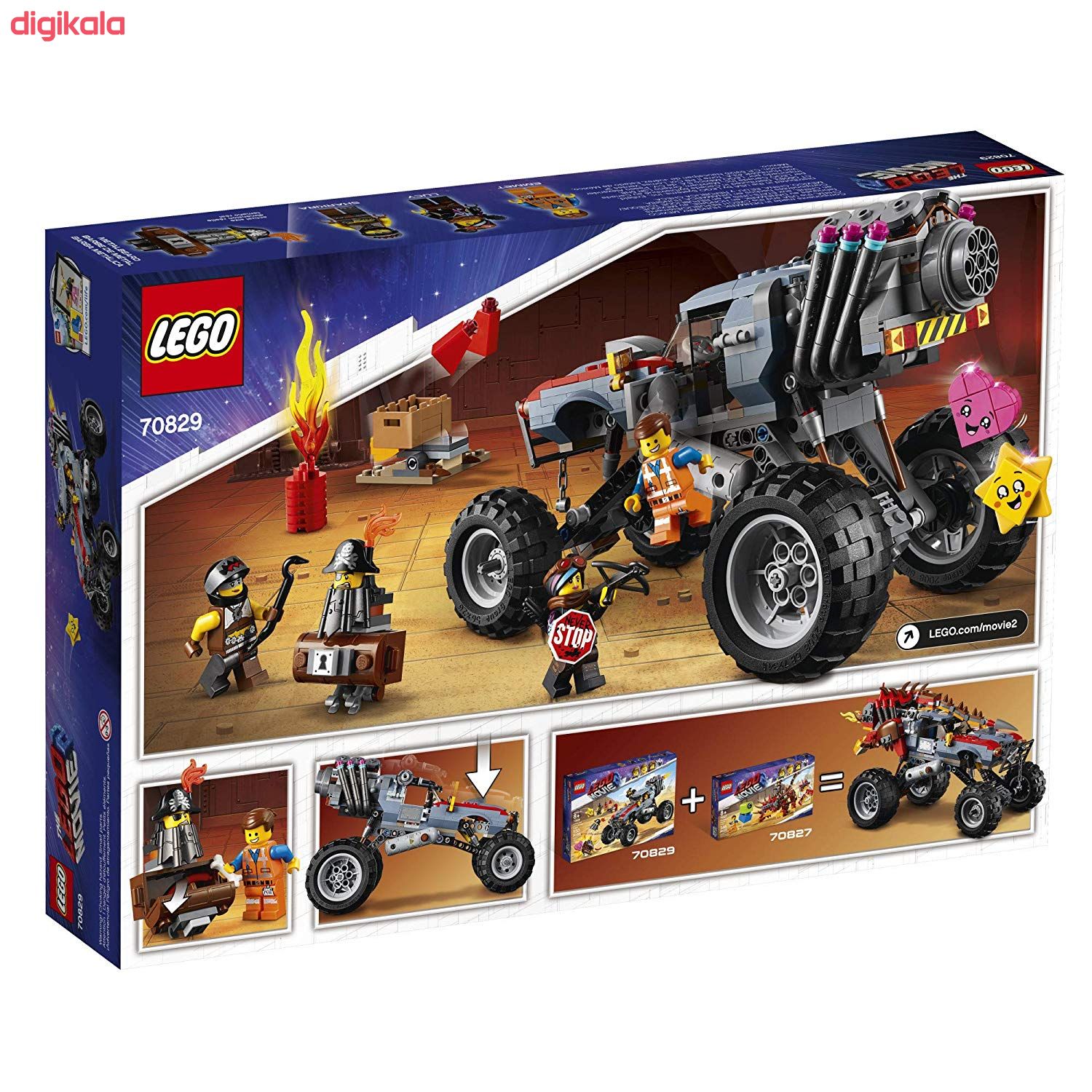  لگو سری 2 Movie مدل 70829 Emmet and Lucy's Escape Buggy