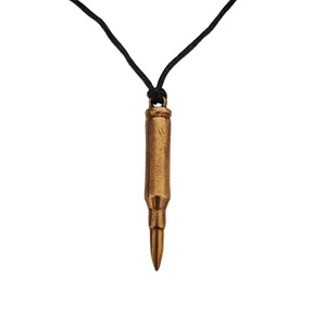 گردنبند مردانه طرح فشنگ کد g129