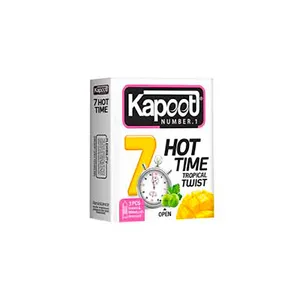 کاندوم کاپوت مدل Hot Time 7 بسته 3 عددی
