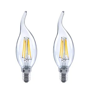 AEG FL-CL35 4W LED Filament Lamp E14 2pcs