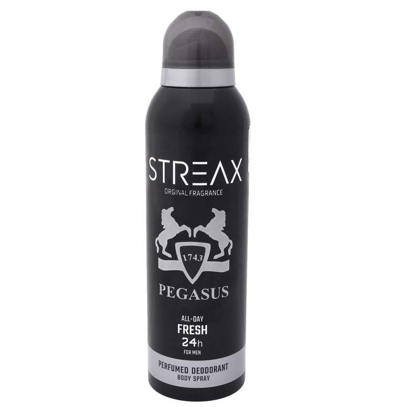 اسپری خوشبو کننده بدن مردانه استریکس مدل Pegasus کد PS03 حجم 200 میلی لیتر اسپری خوشبو کننده بدن مردانه استریکس مدل Pegasus کد PS03 حجم 200 میلی لیتر