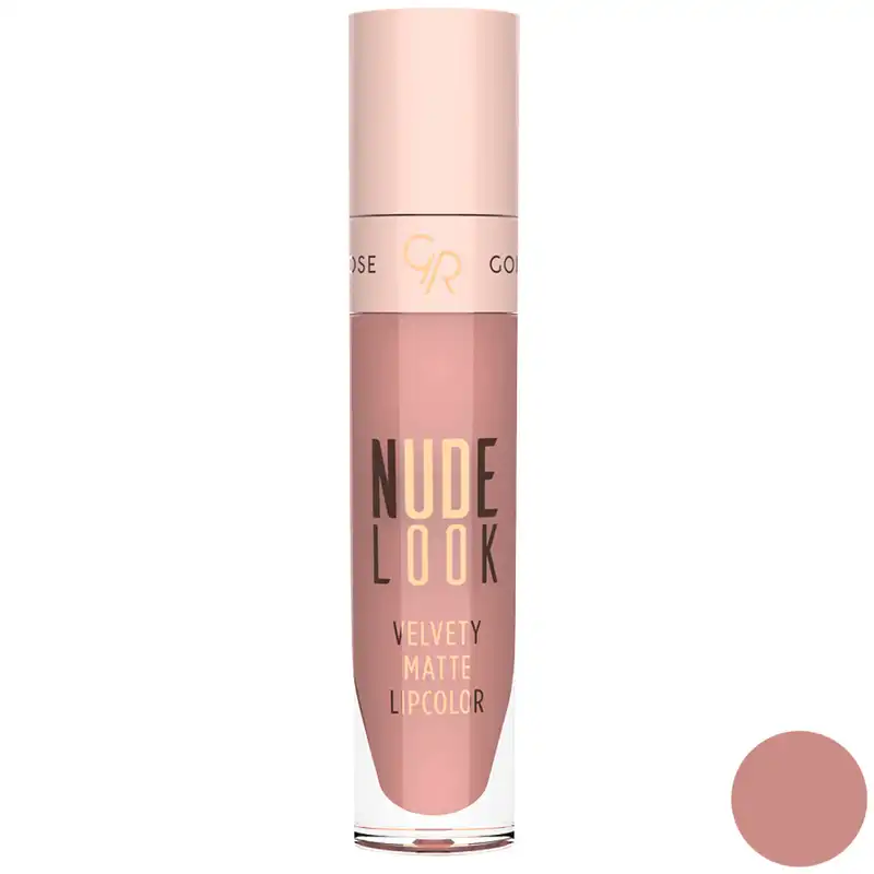 رژلب مایع گلدن رز مدل NU-LO شماره 03