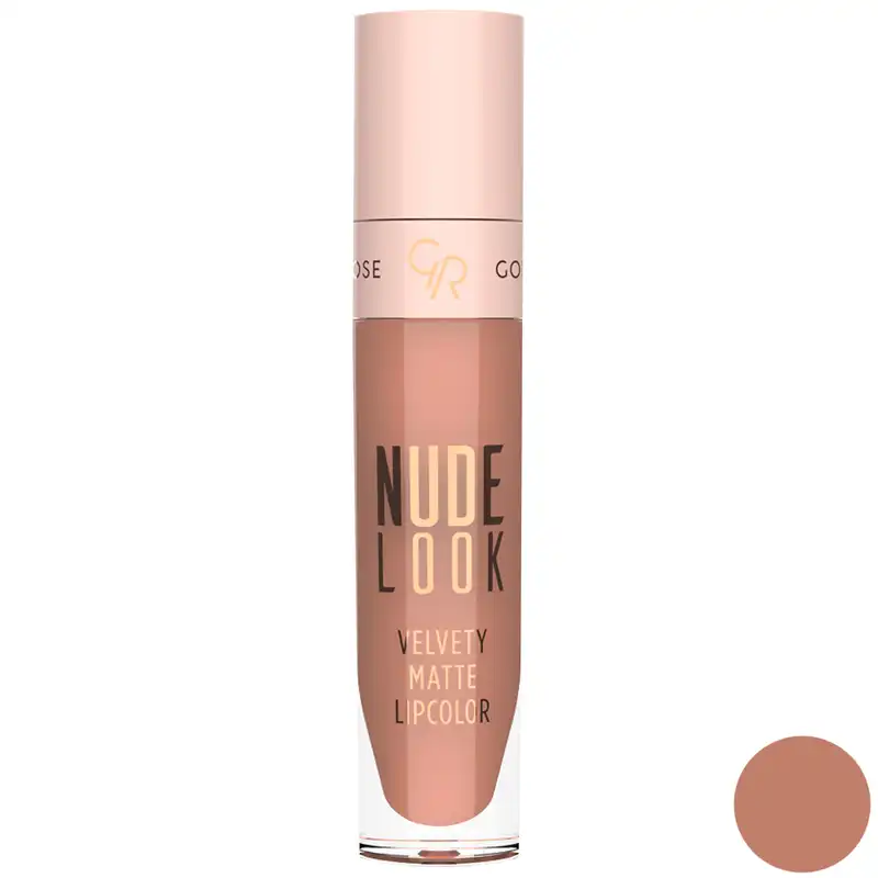 رژلب مایع گلدن رز مدل NU-LO شماره 01