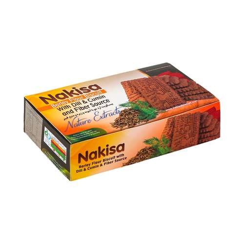 بیسکویت آرد جو نکیسا با شوید و زیره - 250 گرم