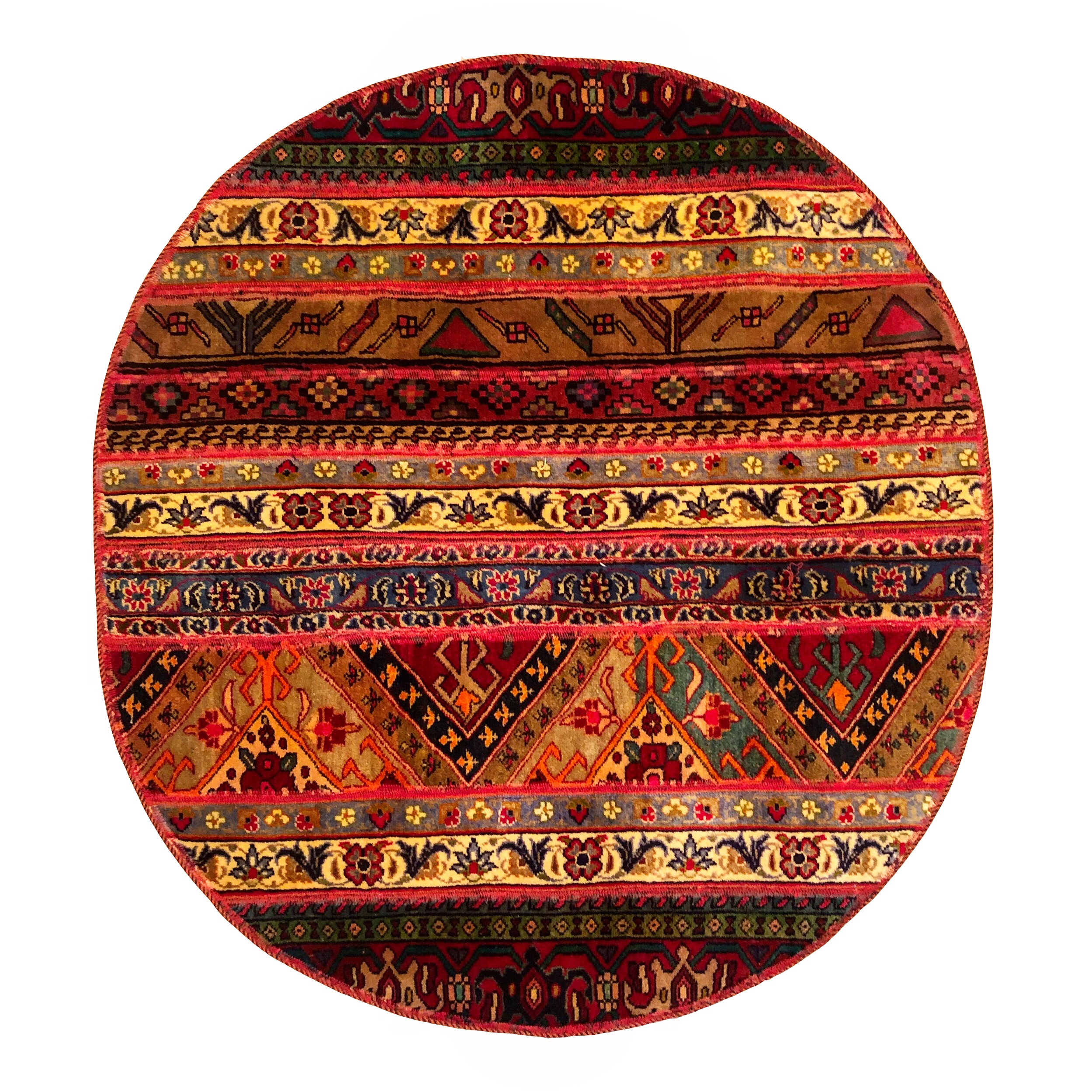 کلاژ فرش دستبافت یک و نیم متری کد 020