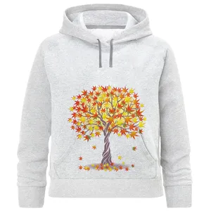 هودی دخترانه طرح درخت پاییزی کد F459