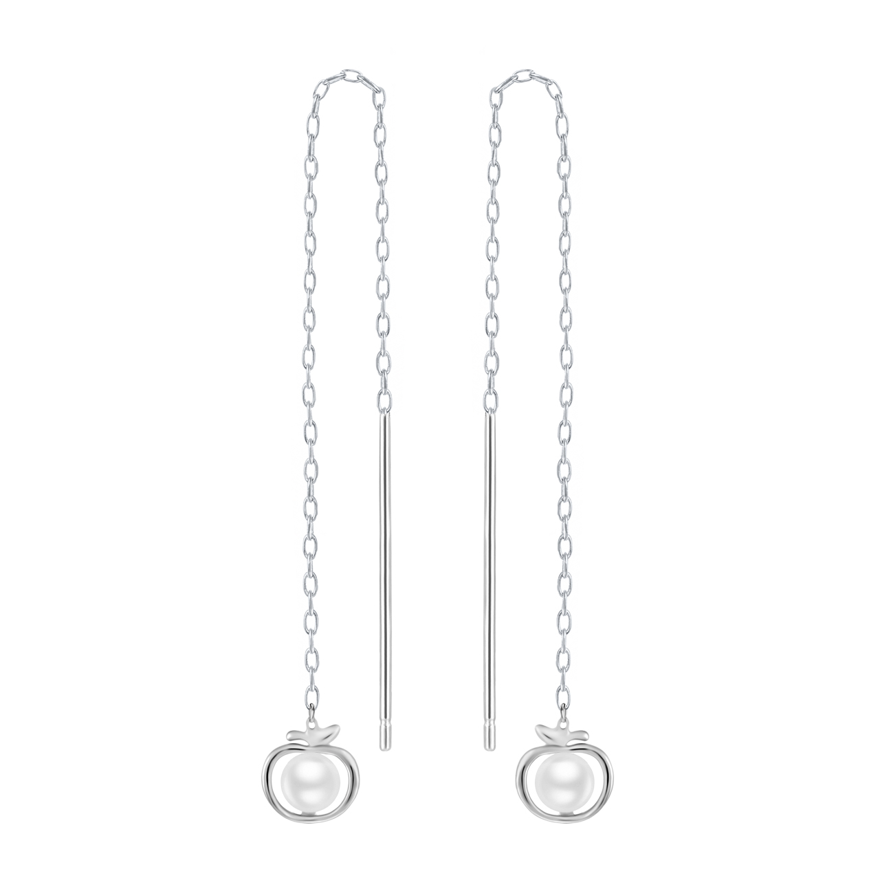 گوشواره نقره زنانه اقلیمه کد EN454