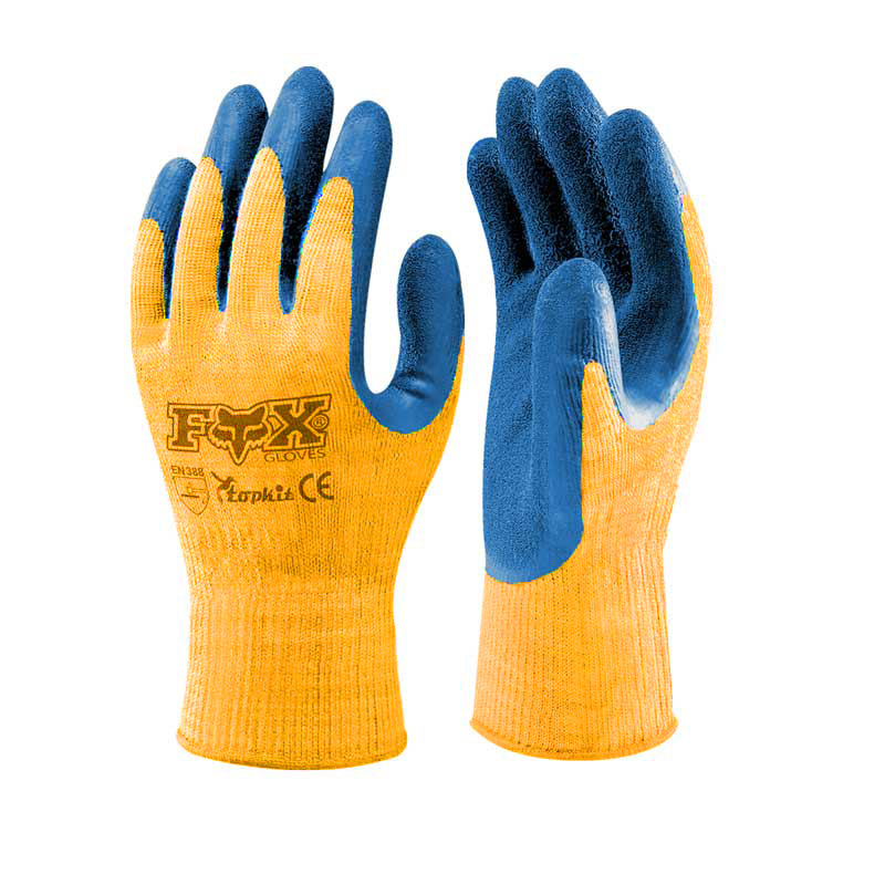 دستکش ایمنی فوکس کد 2121 بسته 6 عددی