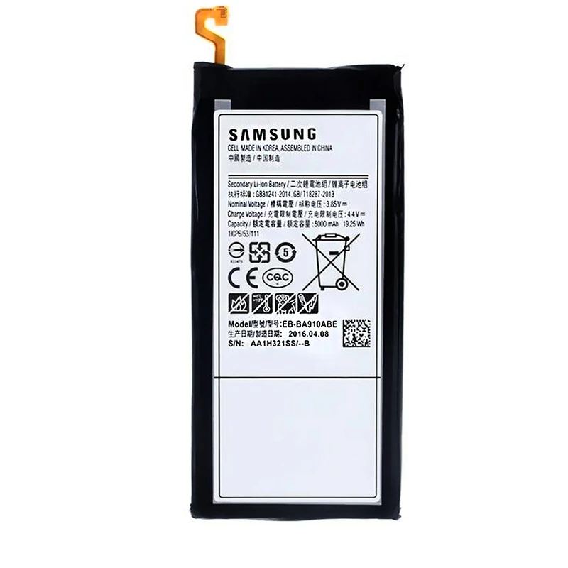 باتری موبایل مدل EB-BA910ABE ظرفیت 5000 میلی آمپر ساعت مناسب برای گوشی موبایل سامسونگ Galaxy A9 Pro