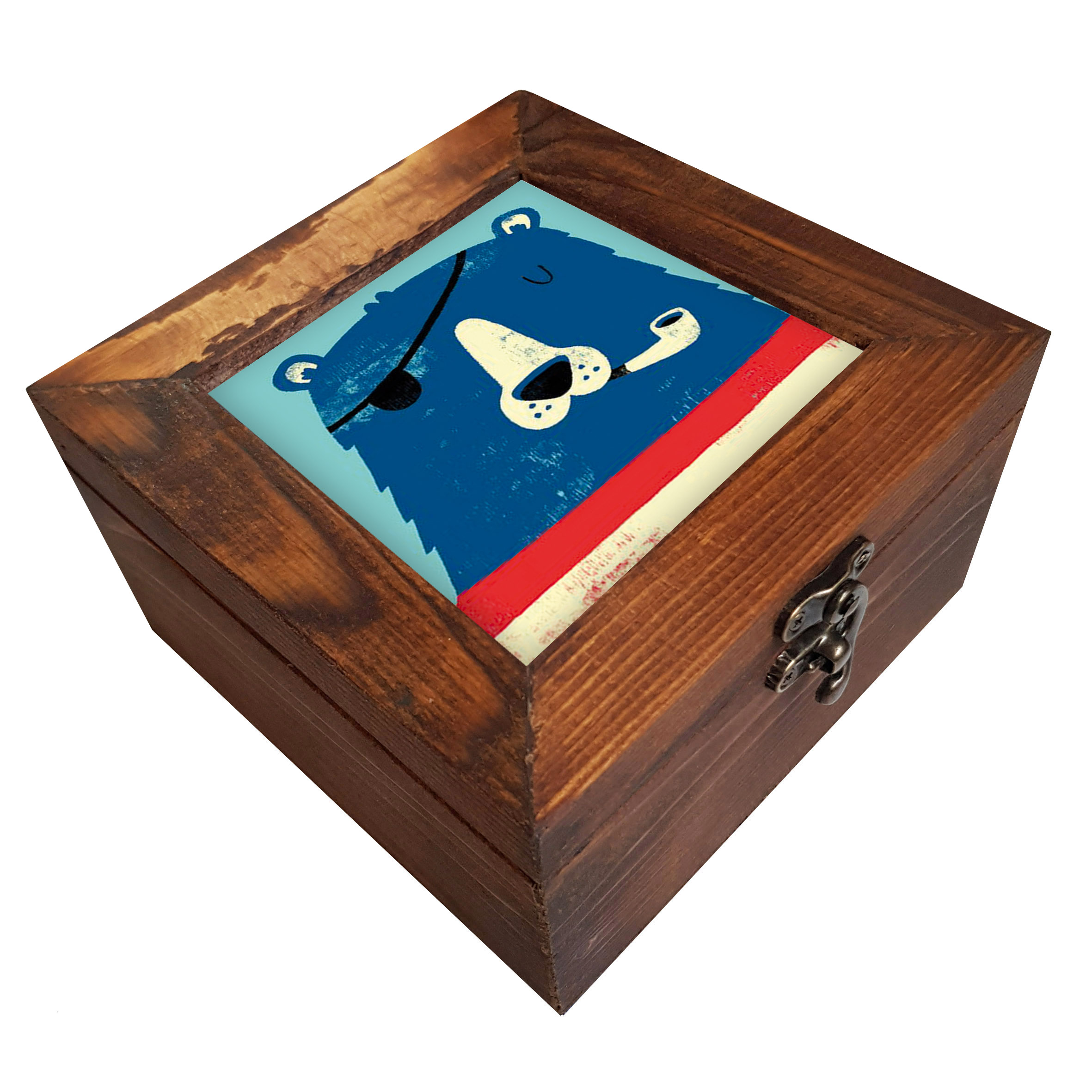    جعبه هدیه چوبی کد A39