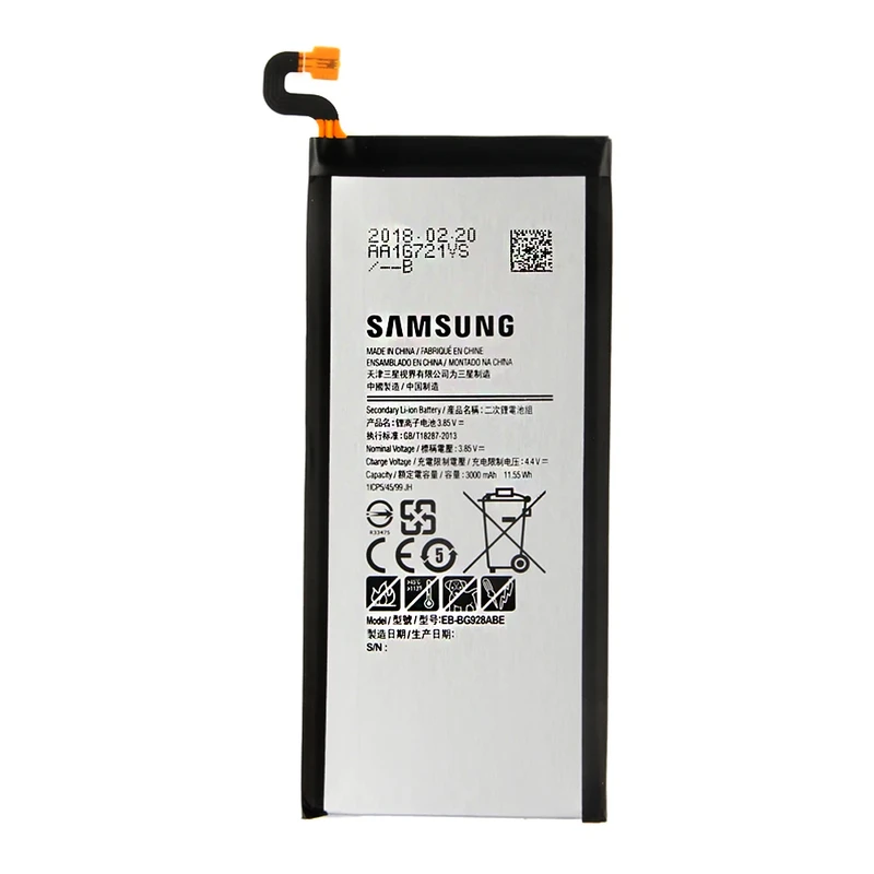 باتری موبایل مدل EB-BG928ABE ظرفیت 3000 میلی آمپر ساعت مناسب برای گوشی موبایل سامسونگ Galaxy S6 edge Plus