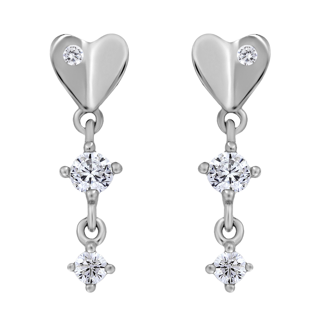 گوشواره نقره زنانه اقلیمه کد EN462