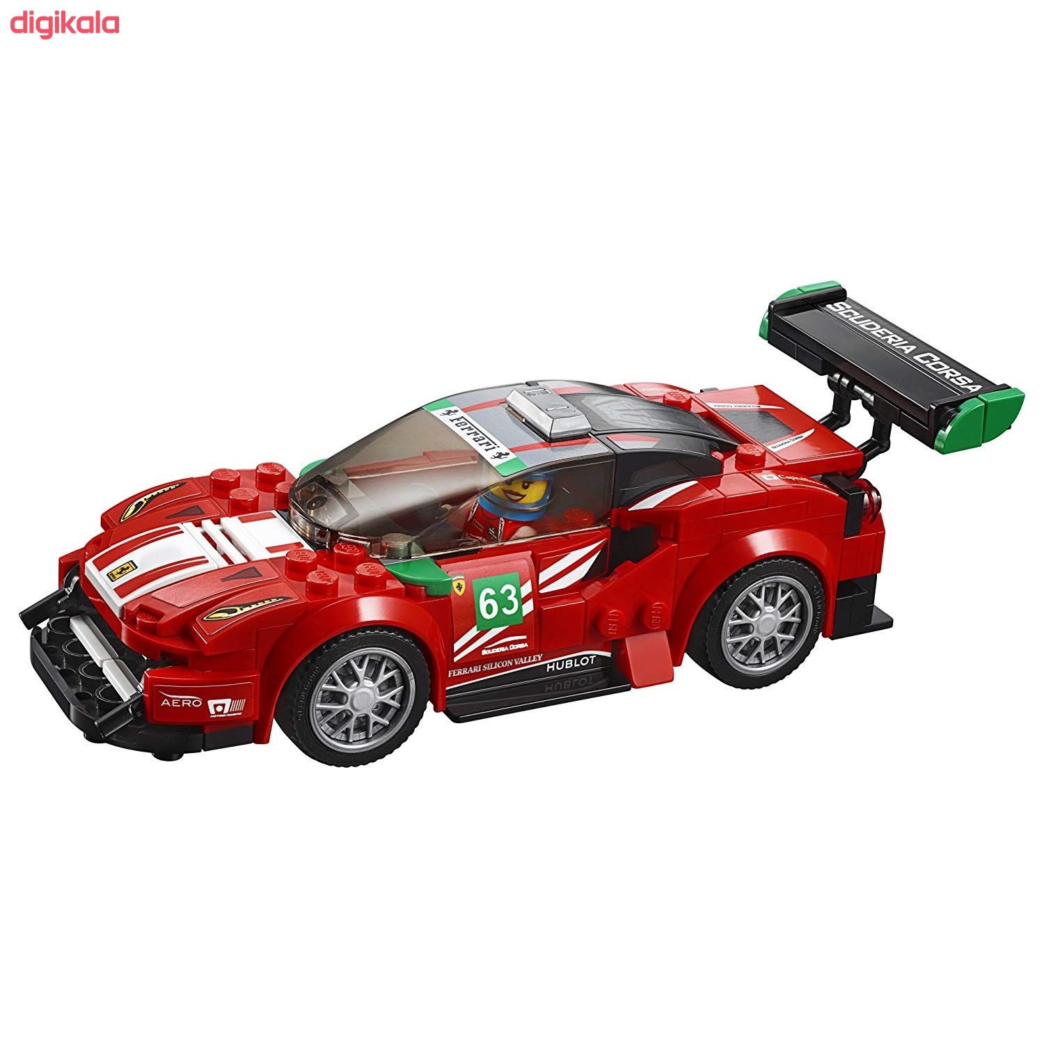 لگو سری Speed Champions مدل 75886 Ferrari 488 GT3 Scuderia Corsa”