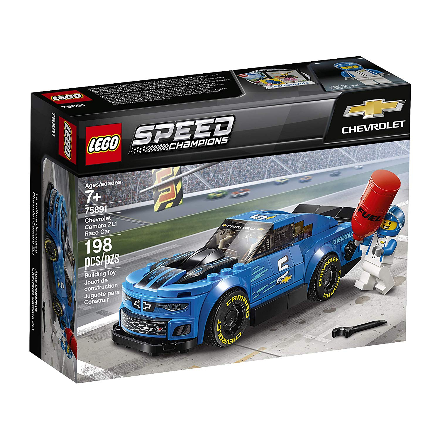لگو لگو مدل 75891 Chevrolet Camaro ZL1 Race Car
