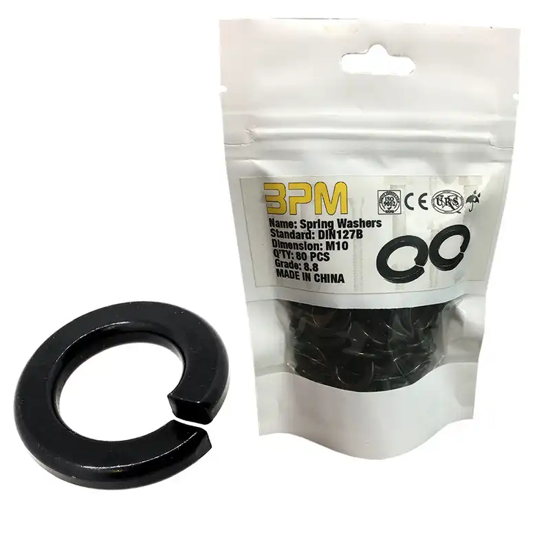 واشر فنری مدل BPM-M10 بسته 80 عددی