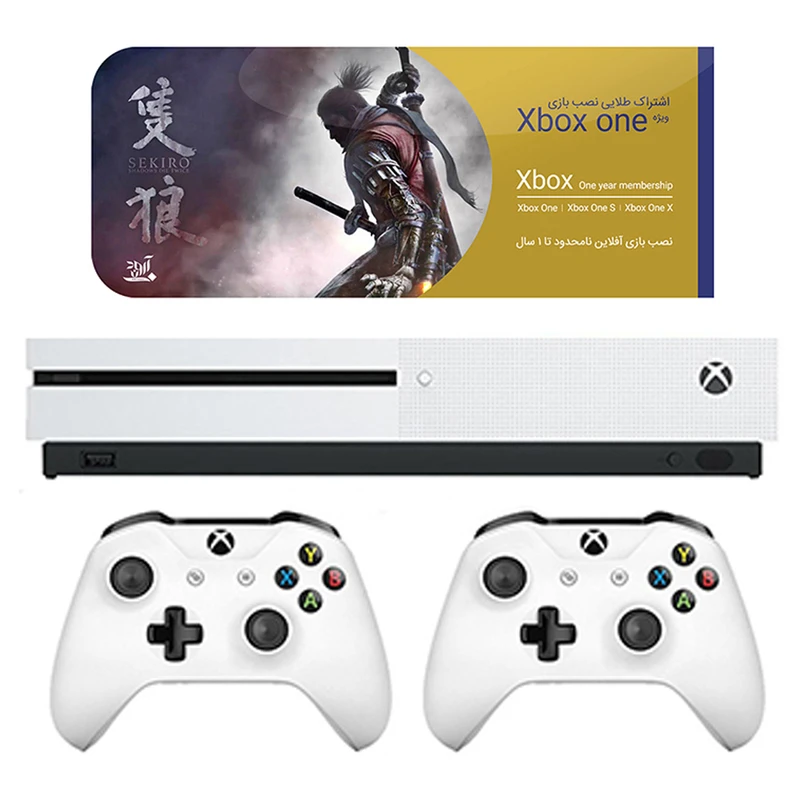 مجموعه کنسول بازی مایکروسافت مدل Xbox One S ظرفیت 1 ترابایت به همراه ۲۰ عدد بازی