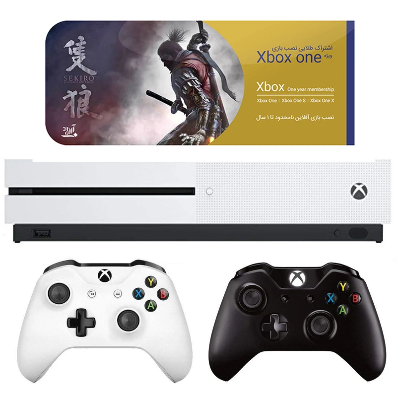 مجموعه کنسول بازی مایکروسافت مدل Xbox One S  ظرفیت 1 ترابایت به همراه ۲۰ عدد بازی