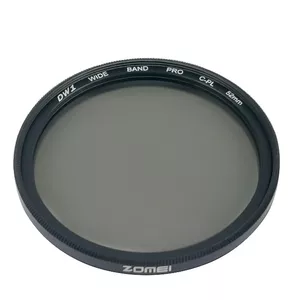 فیلتر لنز زومی مدل 52mm  DW1 Wide Band PRO C-PL