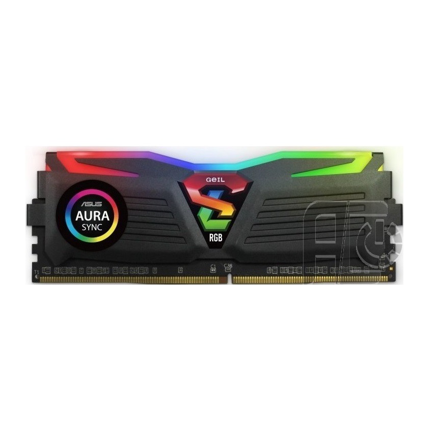 رم دسکتاپ DDR4 تک کاناله 3000 مگاهرتز CL16 گیل مدل SUPER LUCE RGB SYNC ظرفیت 16گیگابایت