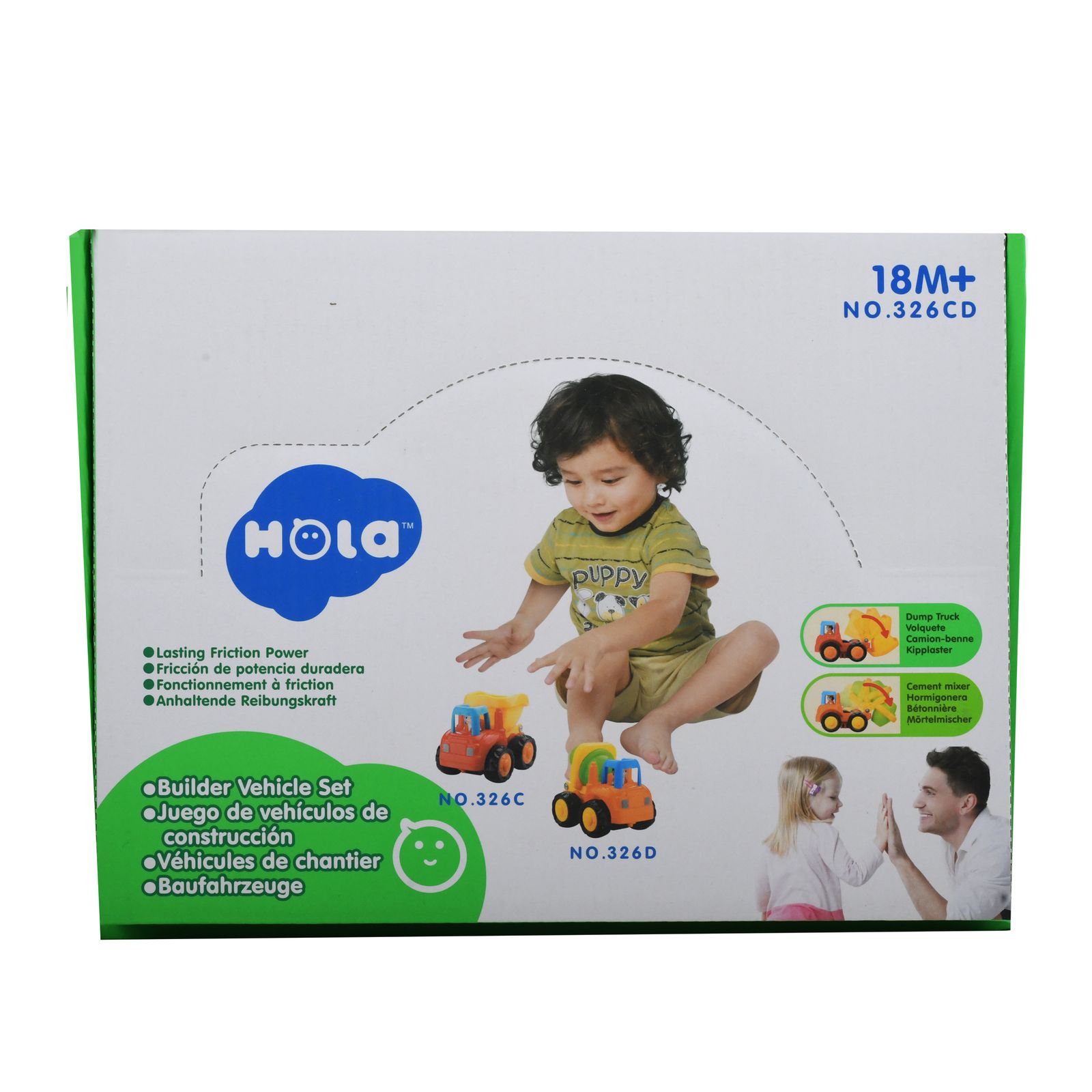 ماشین بازی هولا طرح کامیون راهسازی مدل تیوای 326CD -  - 6