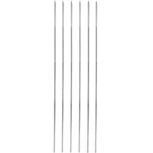 Galvanized Kebab Skewer Simple Pack Of 6